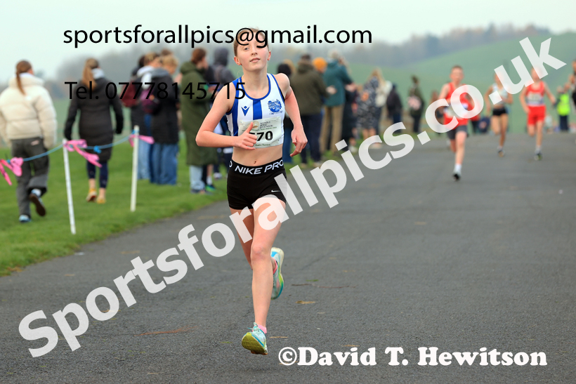 Boys and Girls Under-13s 2025 Heaton Memorial 10k Road Race, Newcastle Town Moor, Sunday, November 9th. Photo: David T. Hewitson/Sports for All Pics